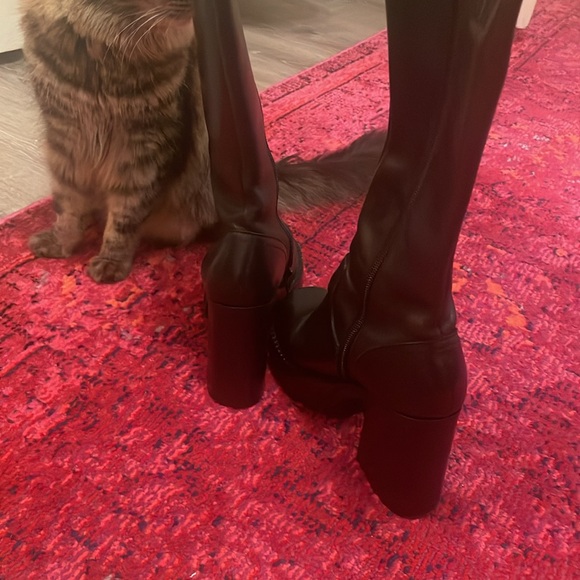 Vintage Leather Steve Madden Platform/Chunky Boots - Picture 6 of 9